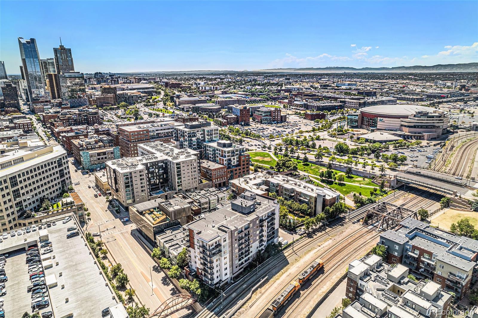1475 Delgany Street, Unit 304 Denver, CO 80202 - Photo 26 of 28 an aerial view of a city