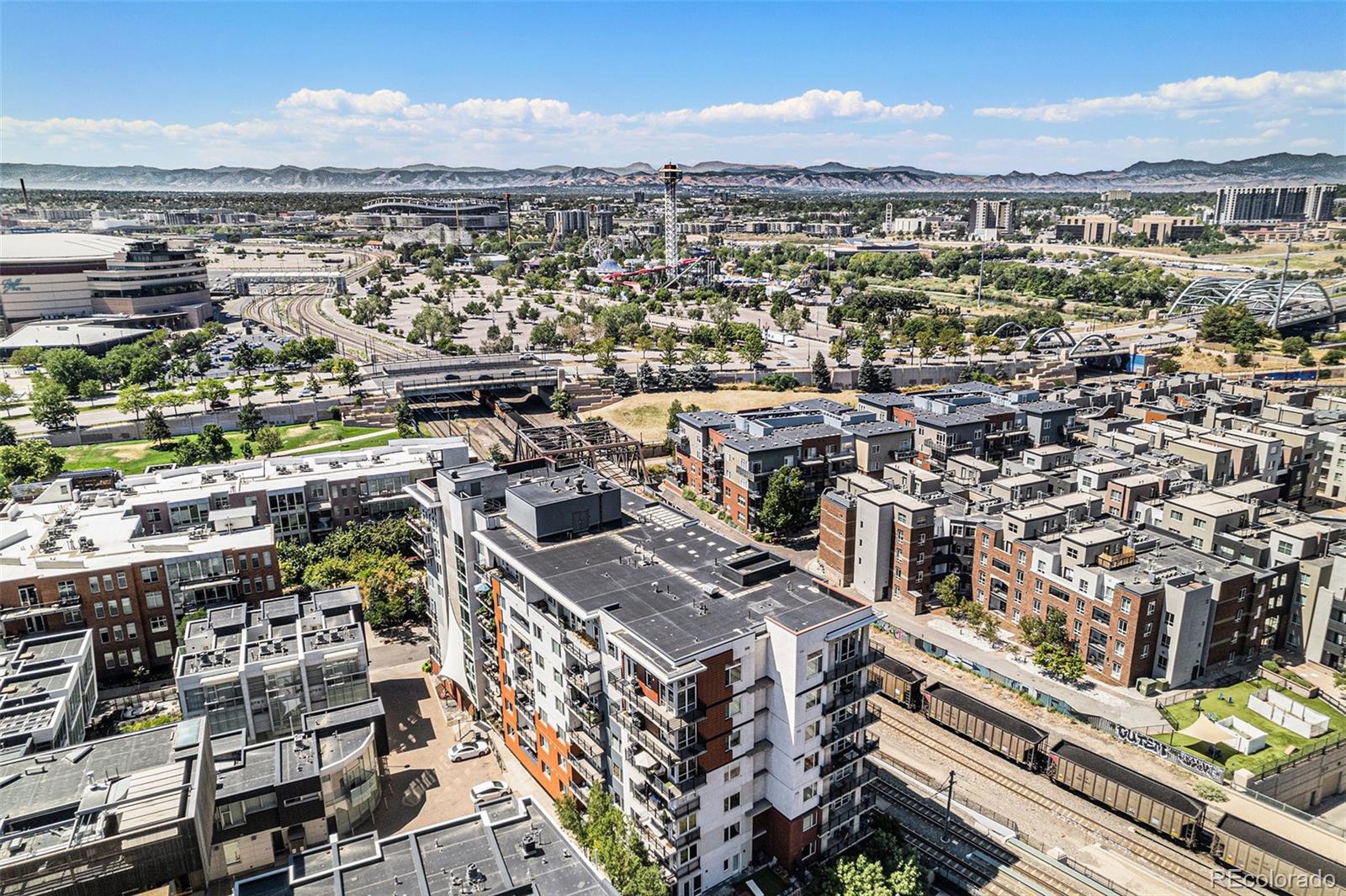 1475 Delgany Street, Unit 304 Denver, CO 80202 - Photo 27 of 28 an aerial view of a city