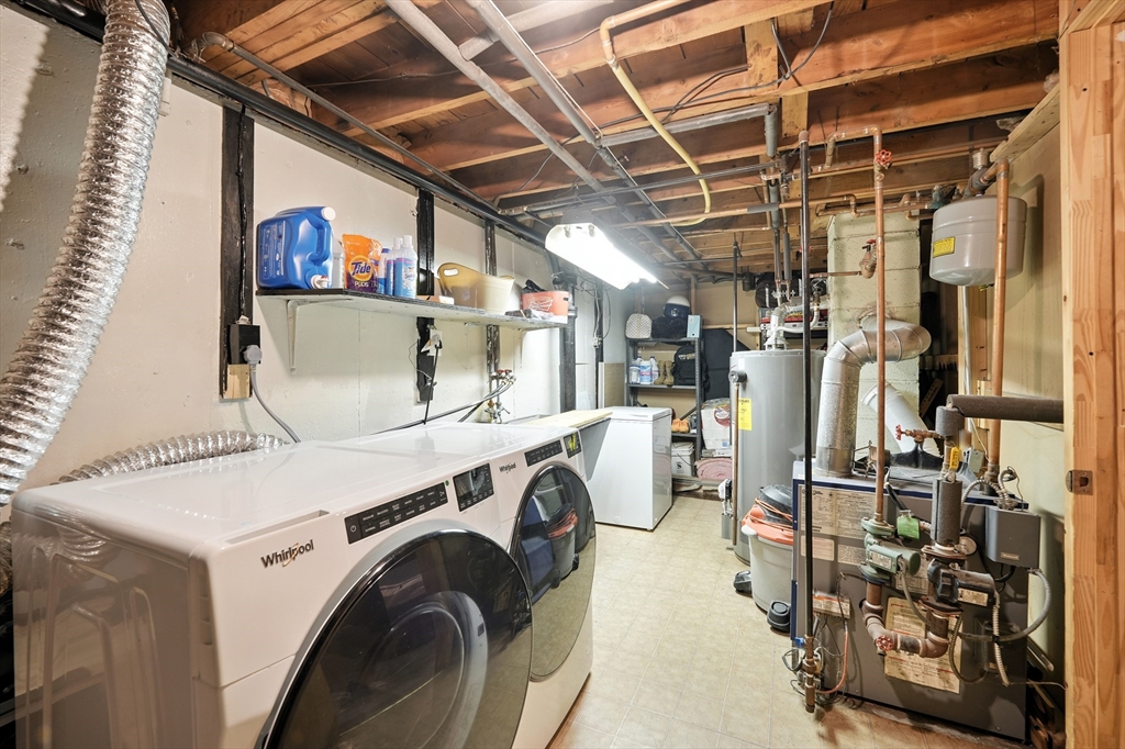 122 Drexel Street Springfield, MA 01104 - Photo 29 of 34 a utility room with dryer and washer
