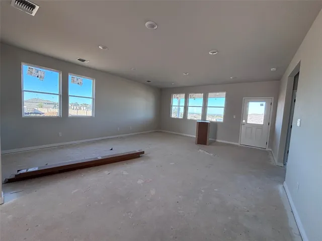 a view of an empty room