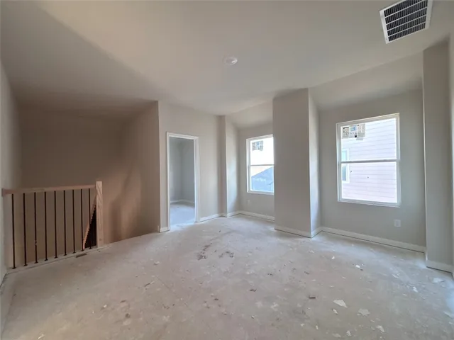 a view of an empty room