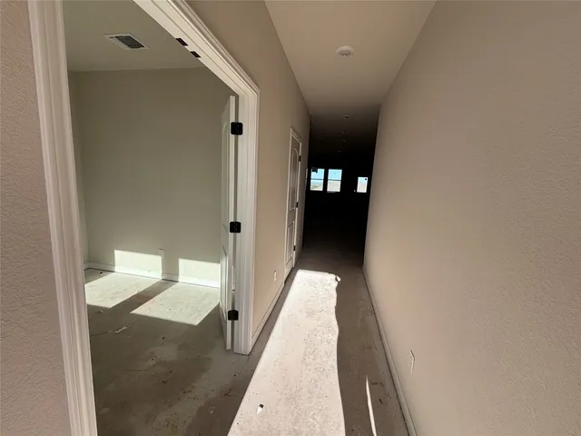 a view of an empty room