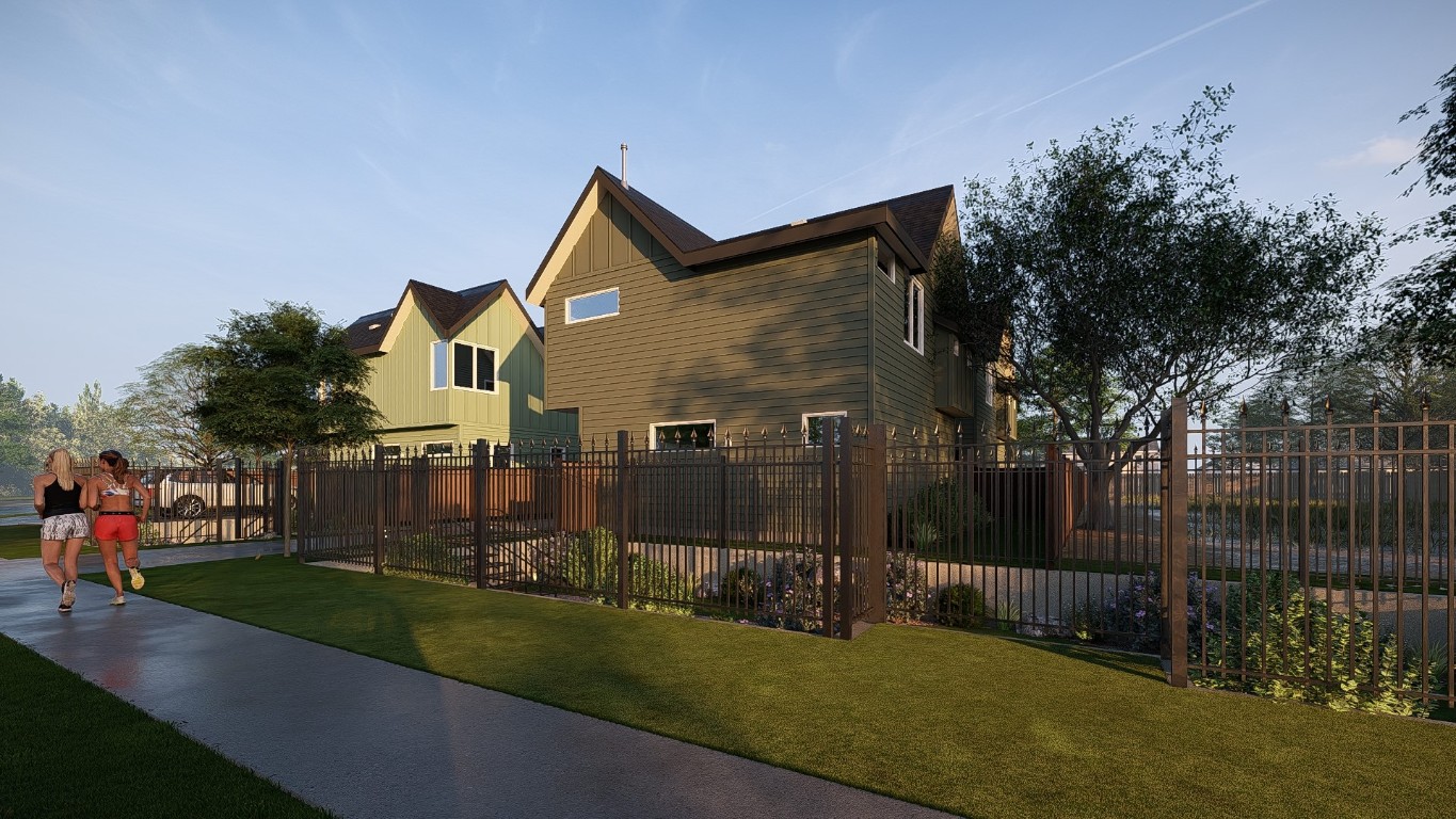 6409 Bradsher Drive, Unit 1 Austin, TX 78745 - Photo 15 of 26 a view of a house with a yard and pathway