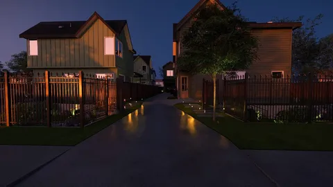 an outdoor space with seating area and garden