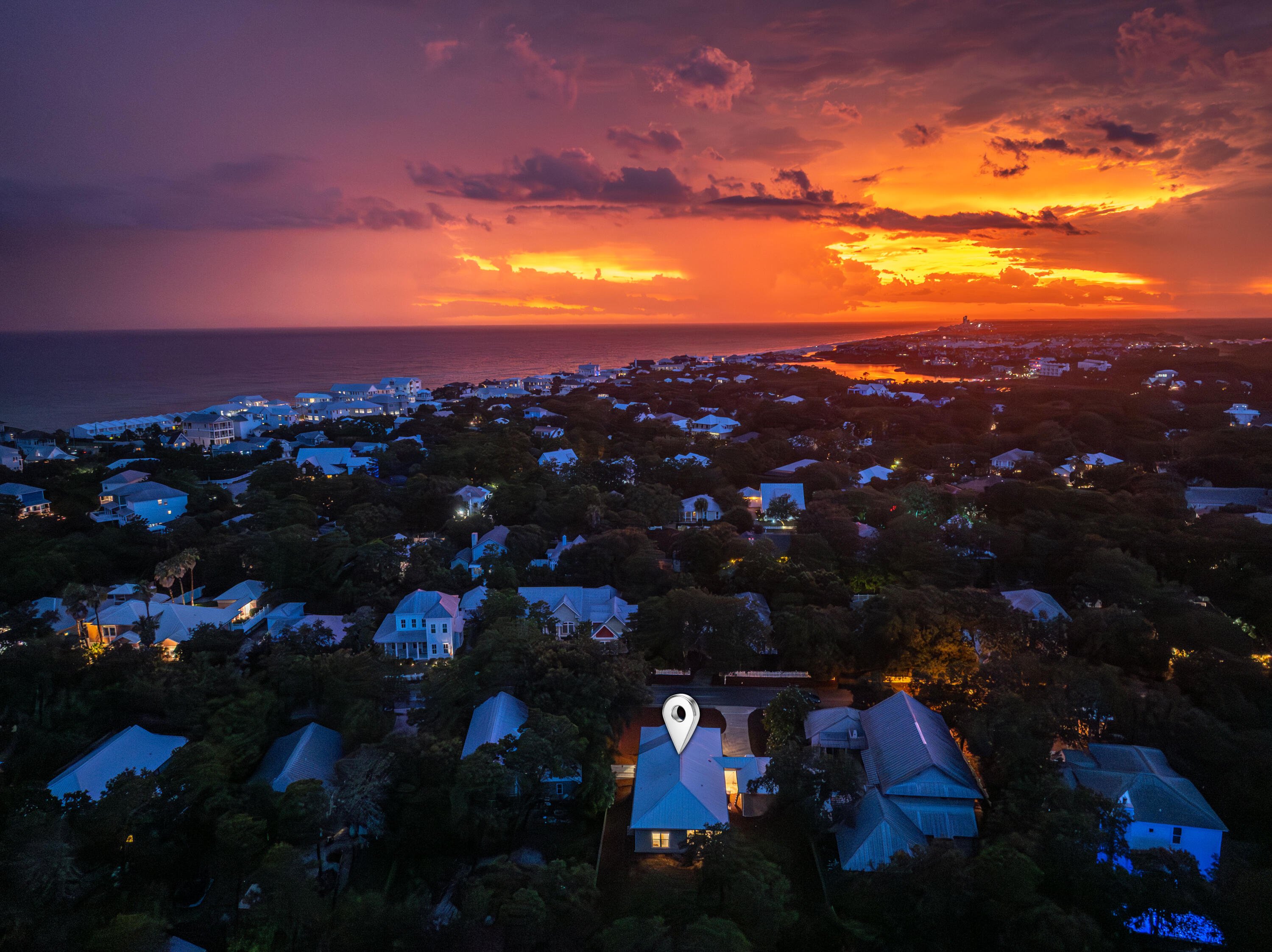 170 Seabreeze Boulevard Inlet Beach, FL 32461 - Photo 35 of 35 170 Seabreeze Blvd Aerial Marked-3