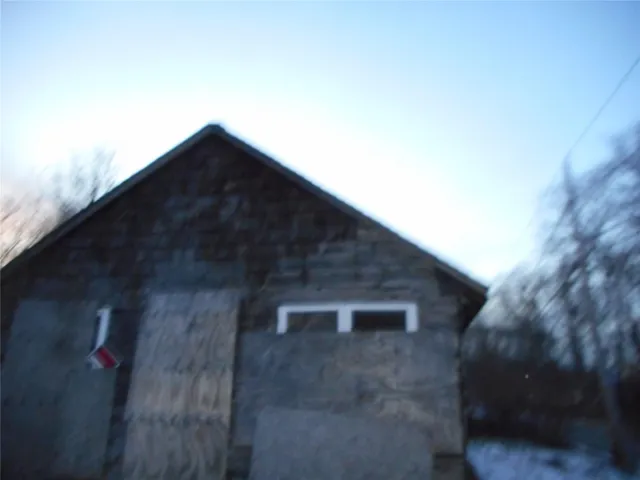 a backyard of a house