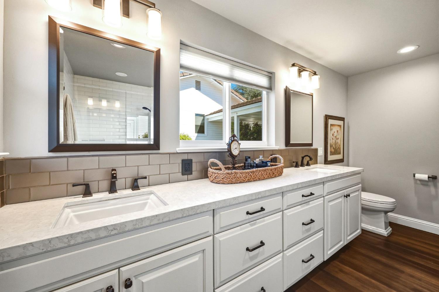 6380 Butterfield Way Placerville, CA 95667 - Photo 44 of 93 a bathroom with a granite countertop sink mirror and toilet