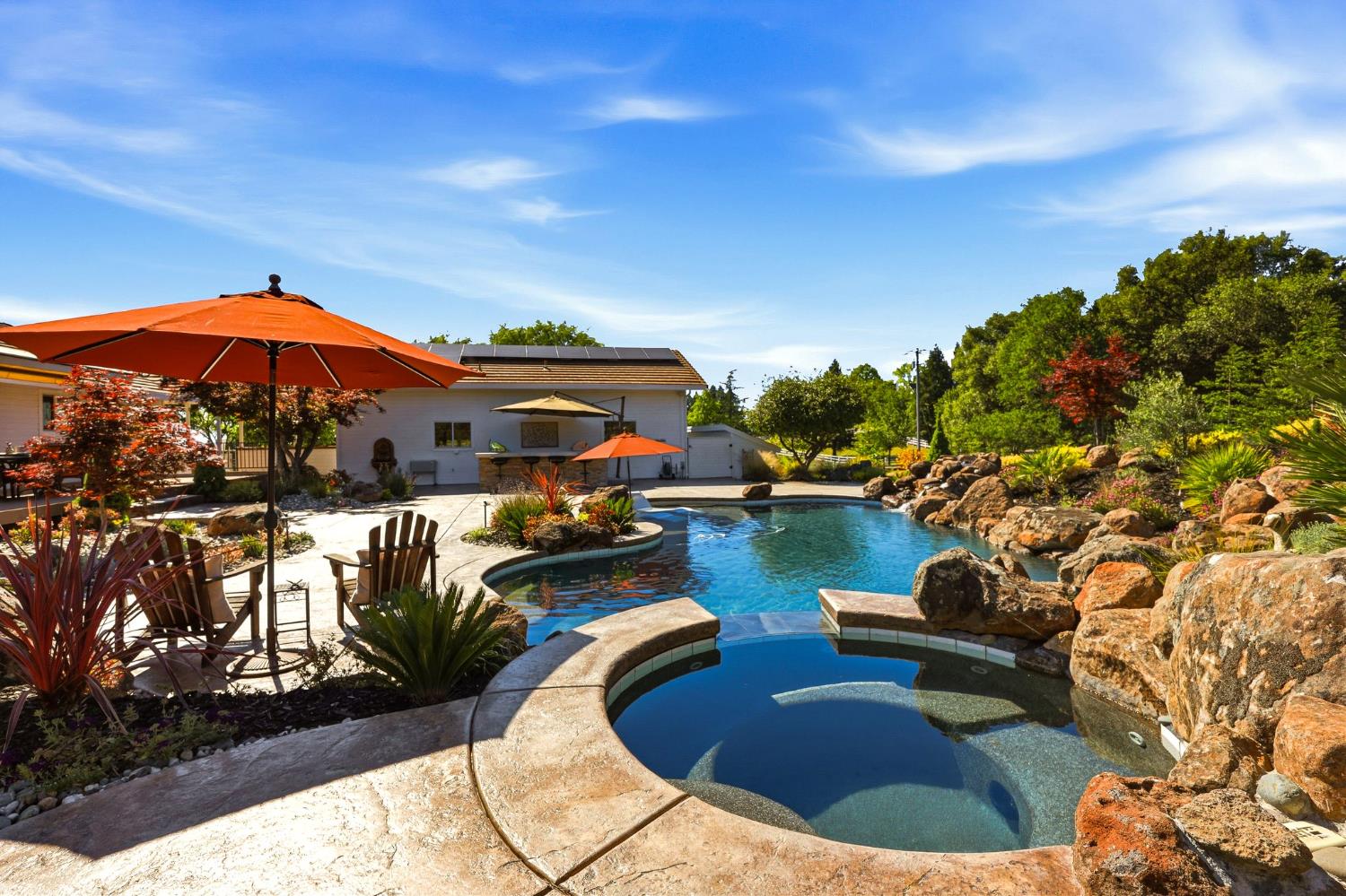 6380 Butterfield Way Placerville, CA 95667 - Photo 57 of 93 a view of swimming pool with outdoor seating