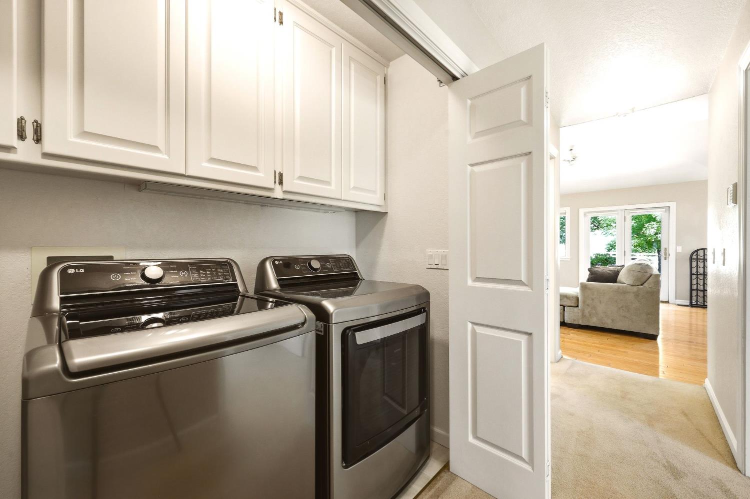 6380 Butterfield Way Placerville, CA 95667 - Photo 75 of 93 a view of a storage and utility room with washer and dryer