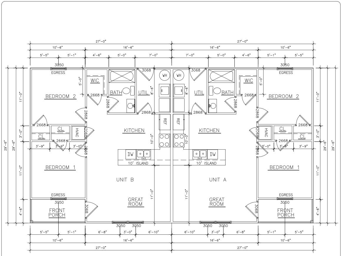 32 Constitution Avenue, Unit AB DeFuniak Springs, FL 32433 - Photo 7 of 13 a picture of a floor plan