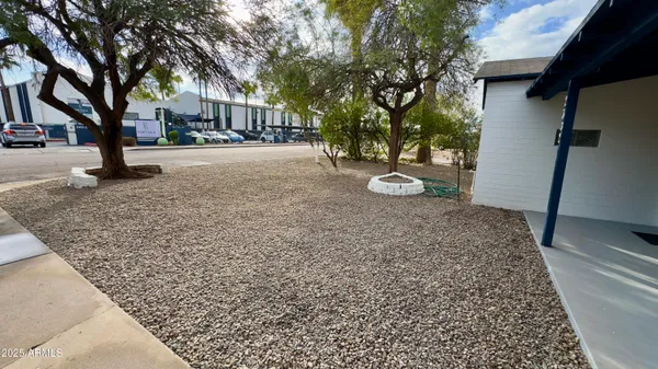 a view of street with trees