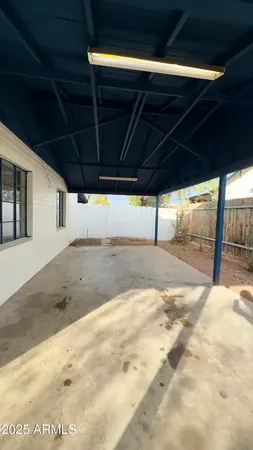 a view of empty room
