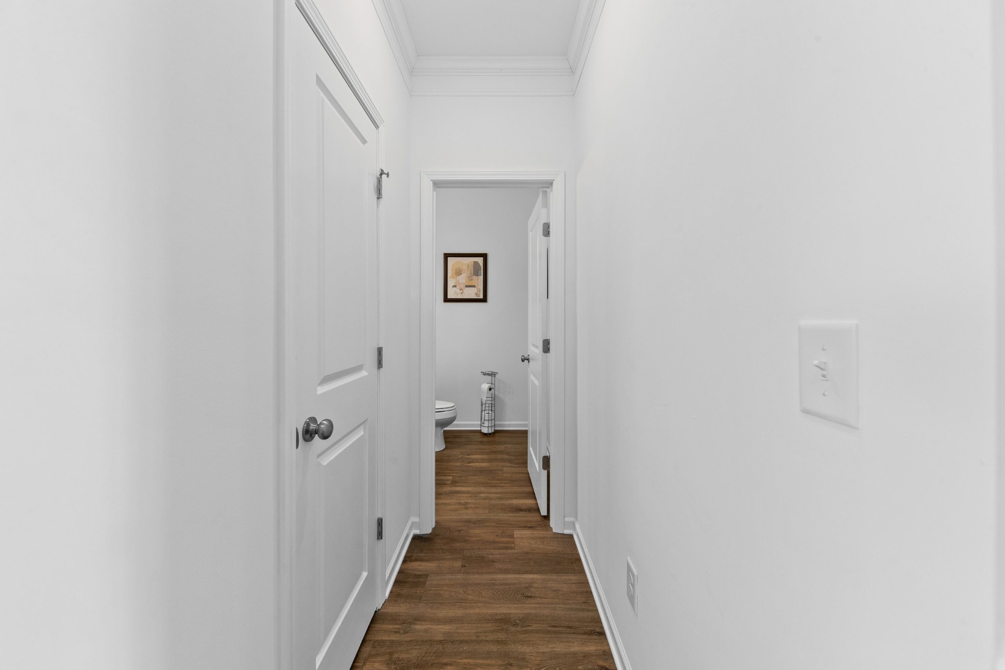 229 Stonewall Road Columbia, TN 38401 - Photo 26 of 61 a view of a hallway with a wooden floor