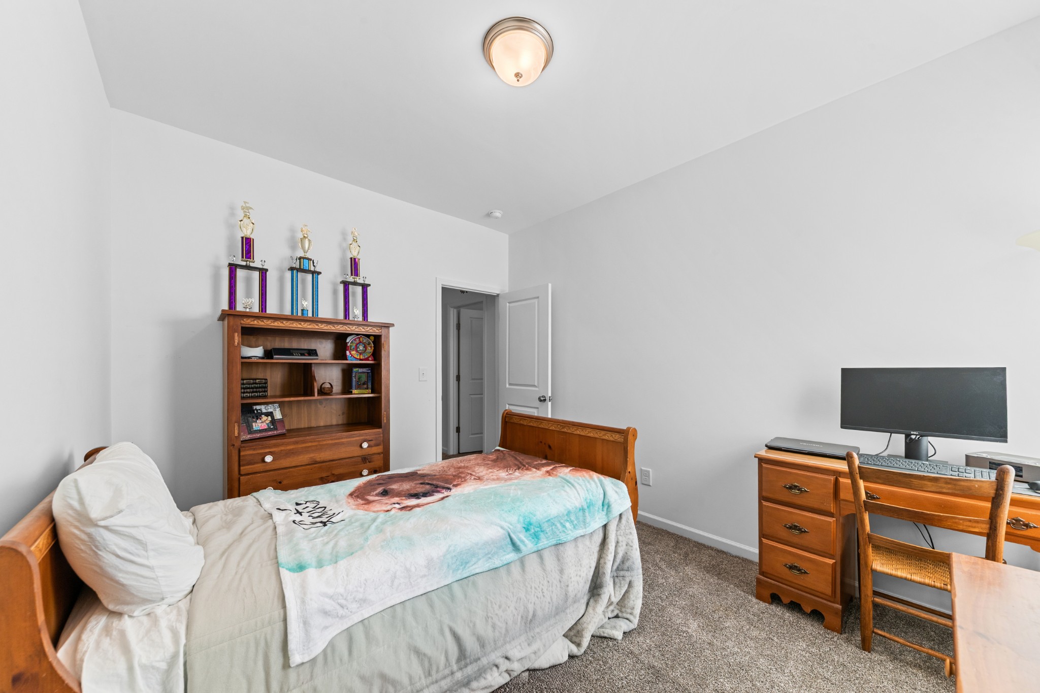 229 Stonewall Road Columbia, TN 38401 - Photo 50 of 61 a bedroom with a bed and a television