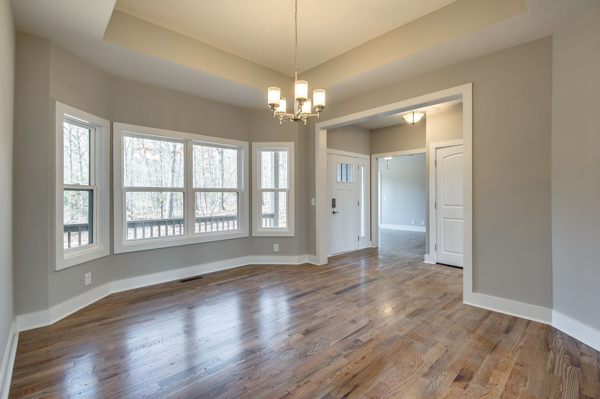 7936 Crow Cut Road Northwest Fairview, TN 37062 - Photo 12 of 36 DINING ROOM WITH HARDWOOD FLOORS AND TREY CEILING. (pic from previous list)