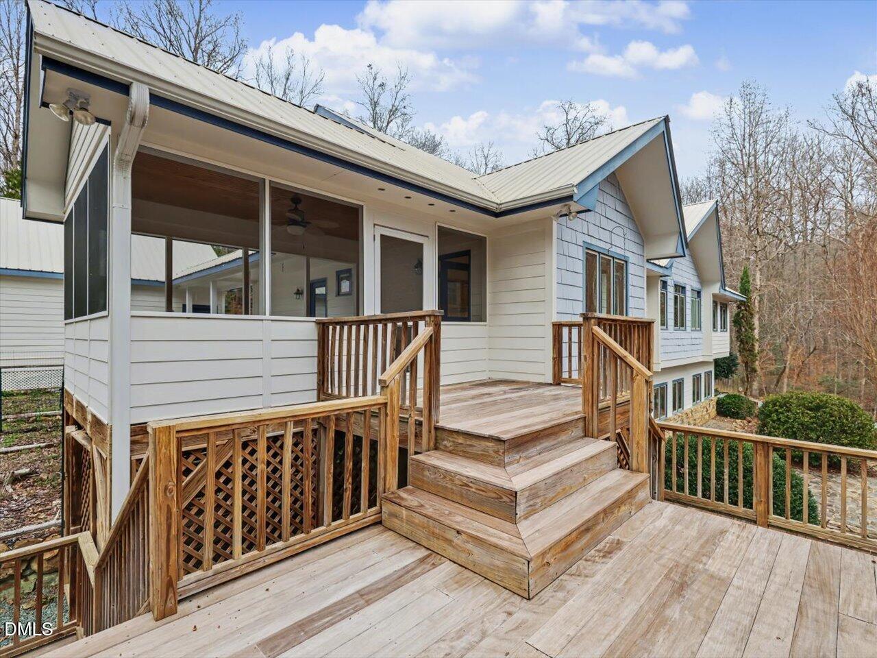 67 Bingham Ridge Drive Pittsboro, NC 27312 - Photo 32 of 82 a view of a house with wooden deck