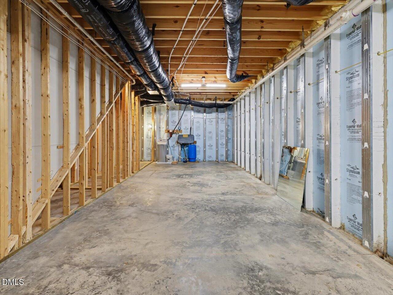 67 Bingham Ridge Drive Pittsboro, NC 27312 - Photo 60 of 82 071-Unfinished Basement Area