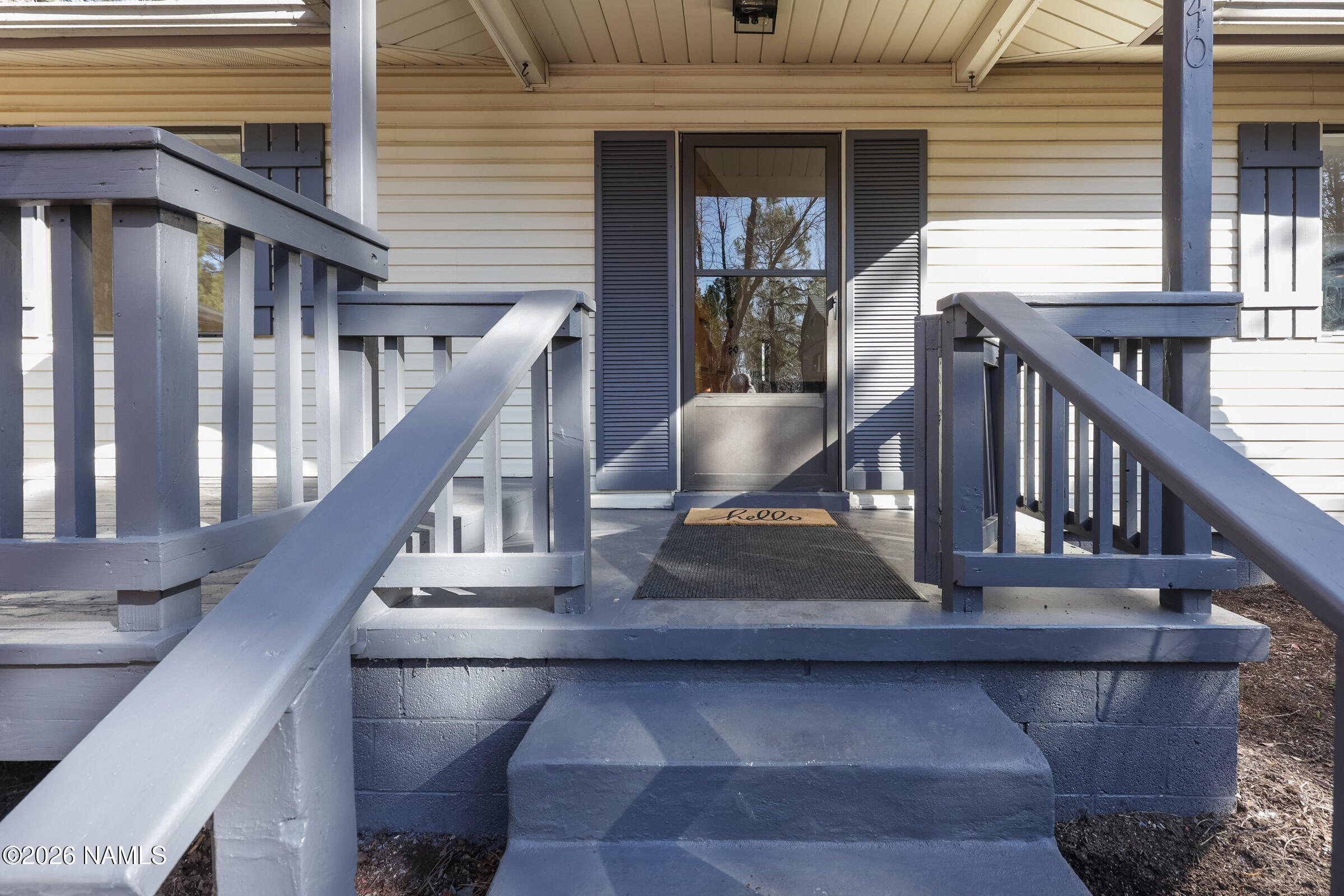 940 Caribou Road Munds Park, AZ 86017 - Photo 3 of 49 Covered front Porch