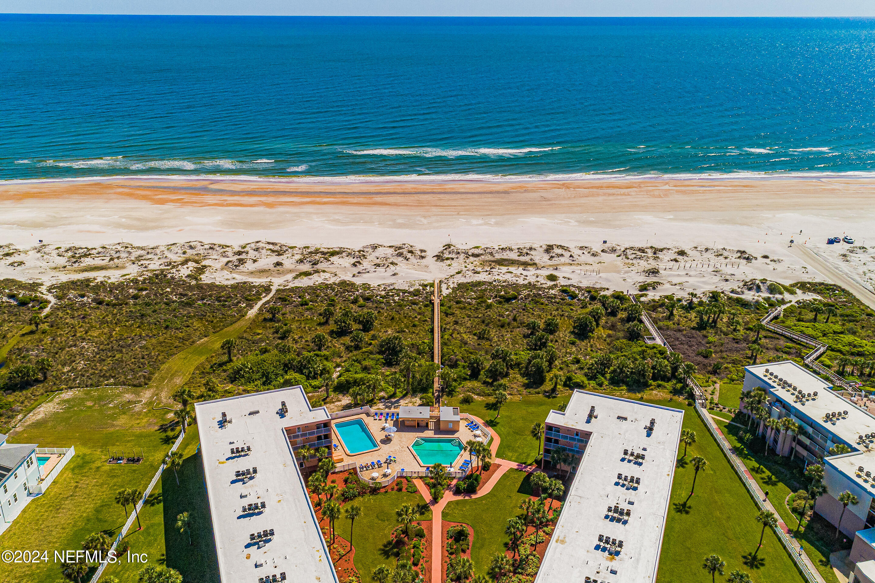 4 Ocean Trace Road, Unit 102 St. Augustine, FL 32080 - Photo 31 of 37 a view of a balcony with city view
