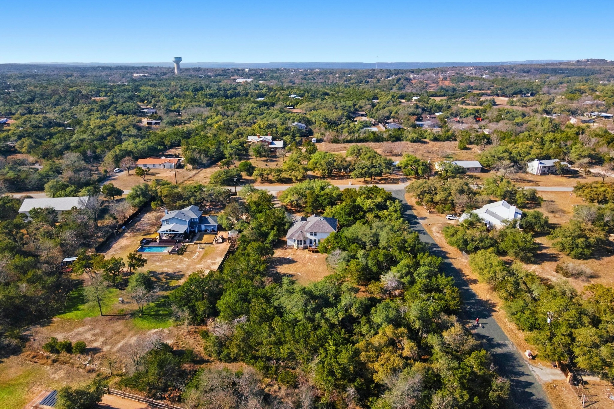 7805 Pitter Pat Lane Austin, TX 78736 - Photo 40 of 40 an aerial view of residential houses with city view