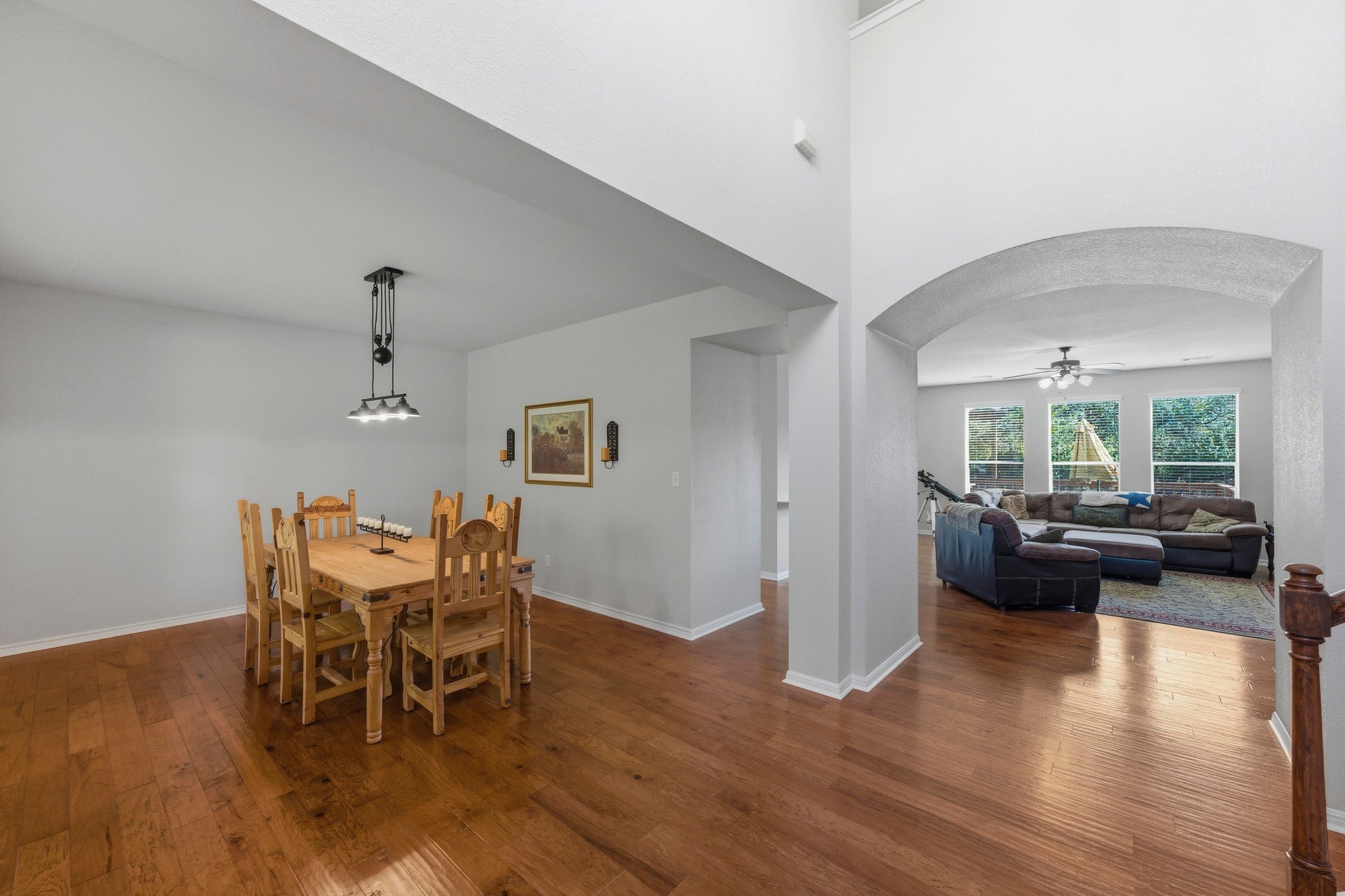 7805 Pitter Pat Lane Austin, TX 78736 - Photo 7 of 40 a view of a livingroom with furniture and wooden floor
