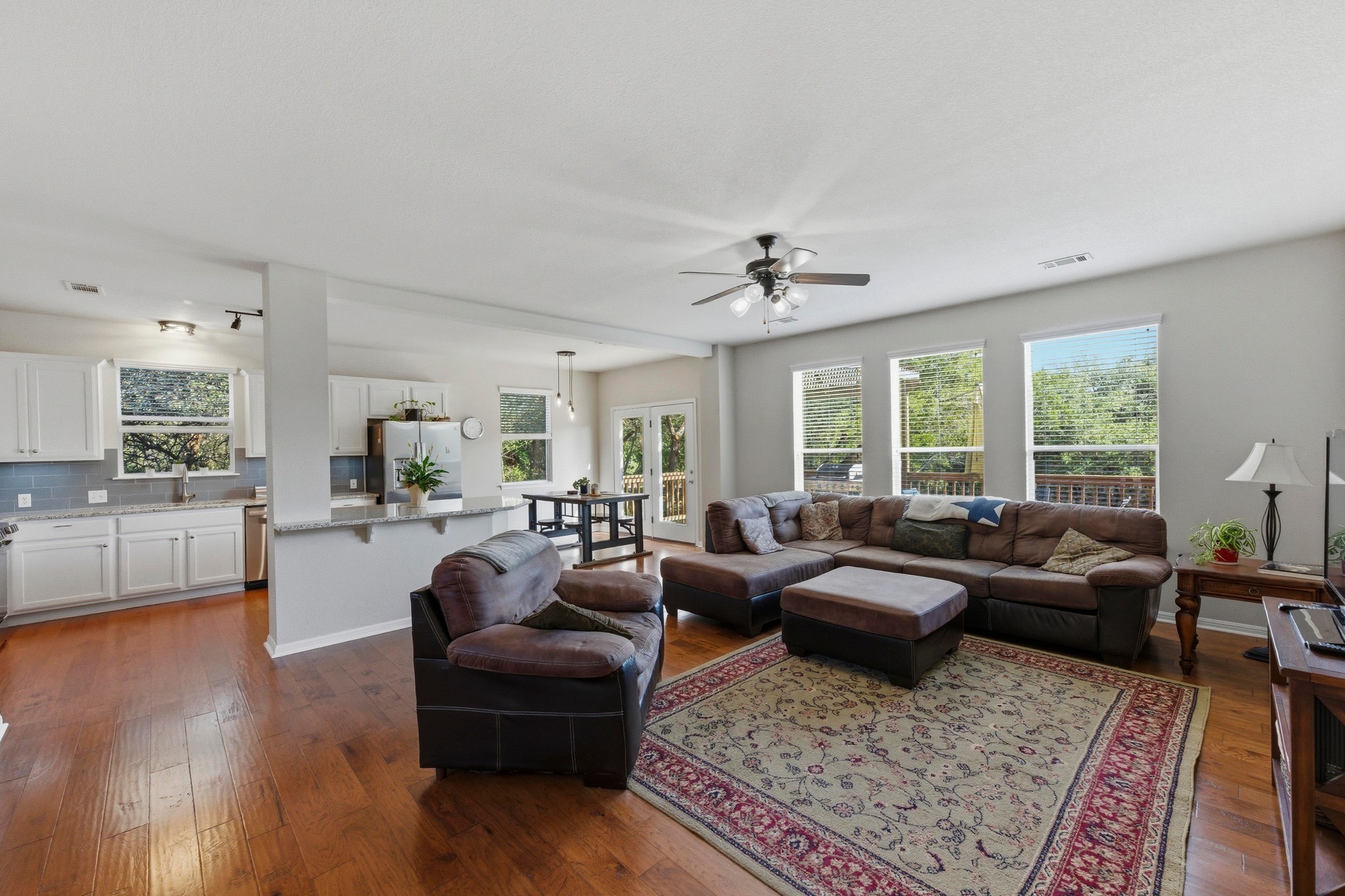 7805 Pitter Pat Lane Austin, TX 78736 - Photo 10 of 40 a living room with furniture and a large window