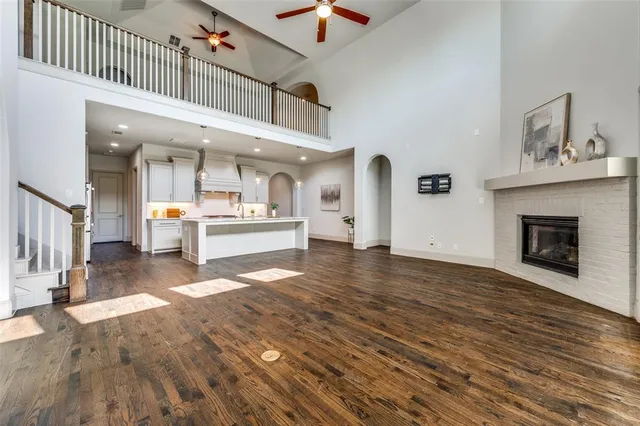 a view of a living room