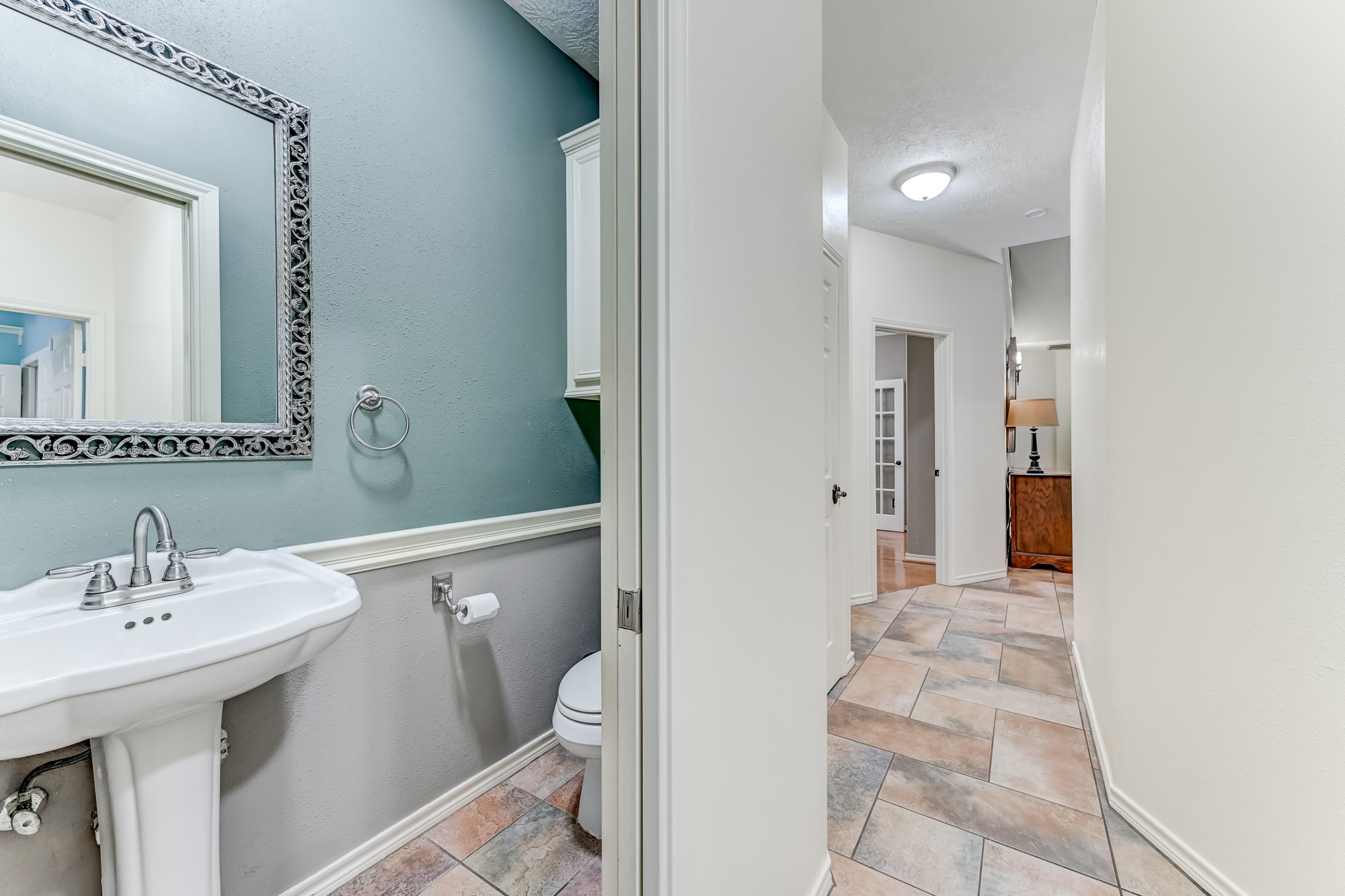 1210 Cherry Creek Road Dayton, TX 77535 - Photo 20 of 50 a bathroom with a sink a toilet and shower