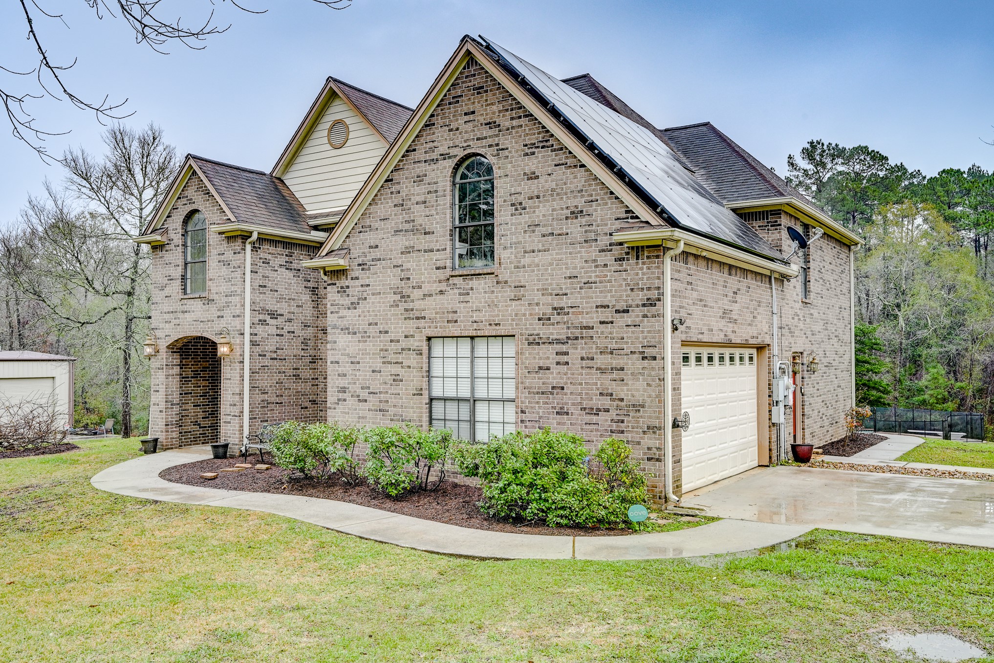 1210 Cherry Creek Road Dayton, TX 77535 - Photo 3 of 50 a front view of a house with a yard