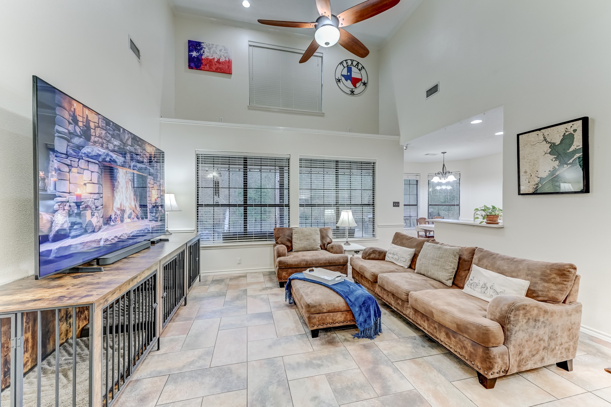 1210 Cherry Creek Road Dayton, TX 77535 - Photo 7 of 50 a living room with furniture and a rug