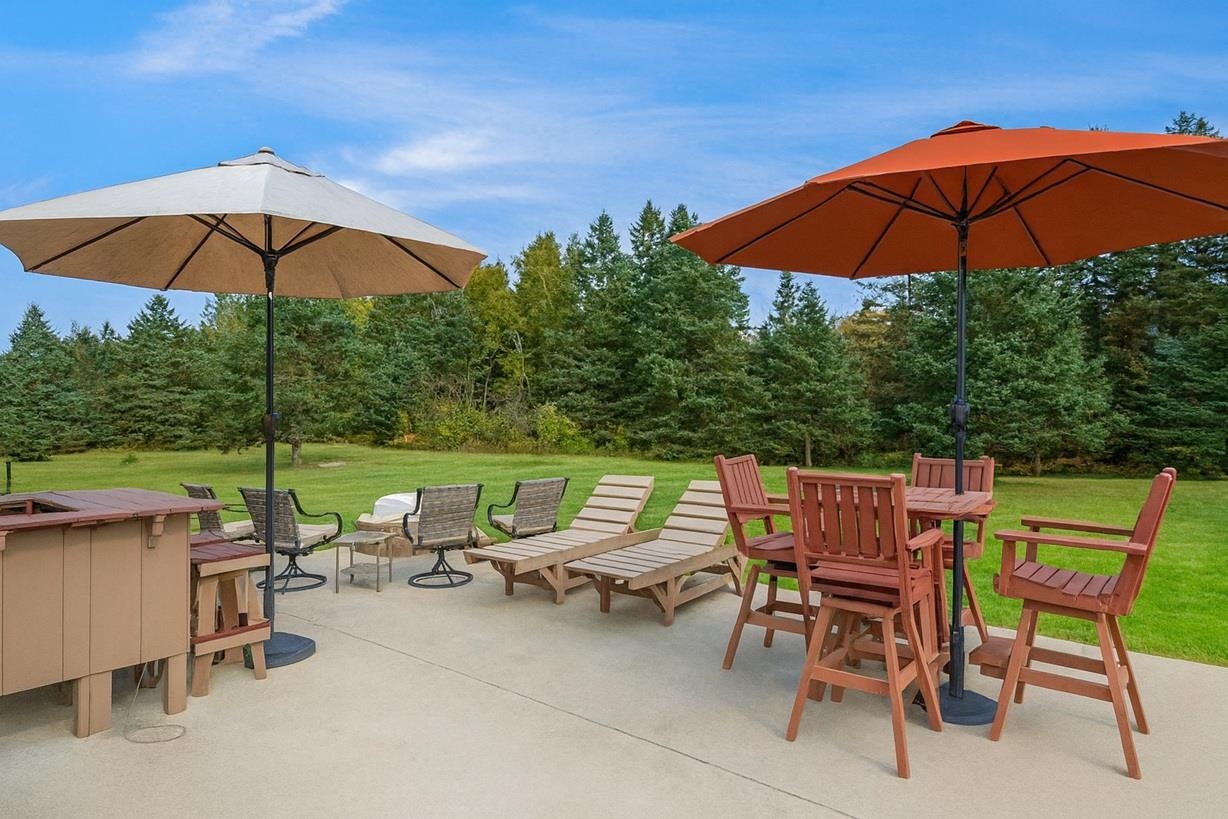 3994 County Rd U South Range, WI 54874 - Photo 8 of 56 View of patio / terrace with outdoor dining space
