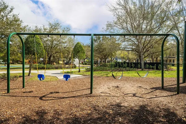 a view of outdoor space with seating area