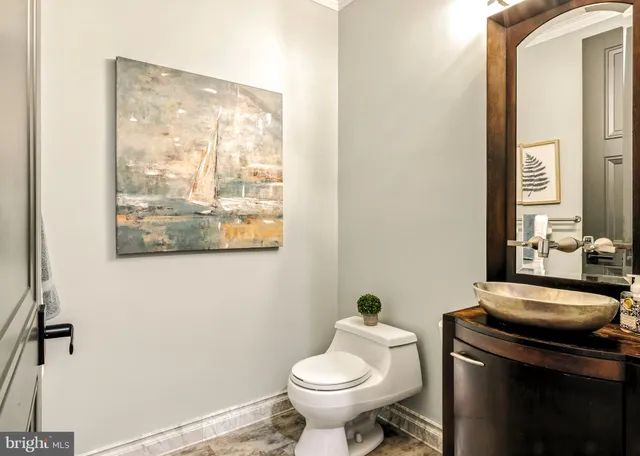 a view of a swimming pool with a yard