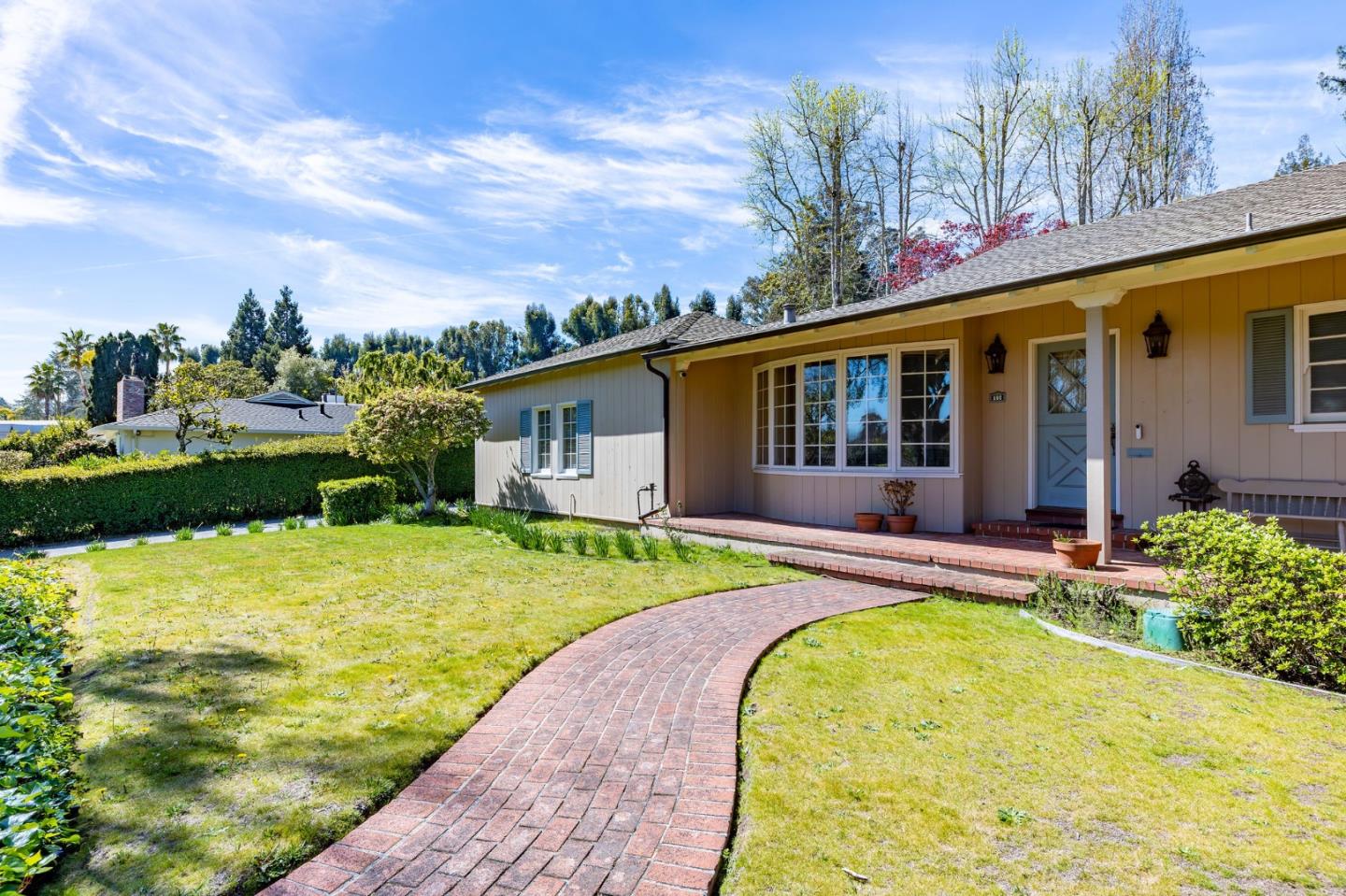 680 Fairway Circle Hillsborough, CA 94010 - Photo 4 of 83 a view of a house with swimming pool and a yard