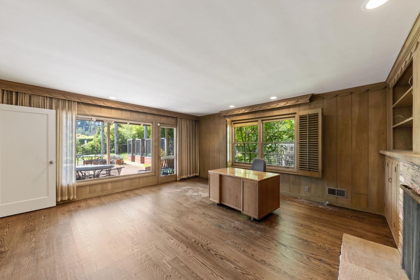 680 Fairway Circle Hillsborough, CA 94010 - Photo 66 of 83 a living room with furniture and large windows
