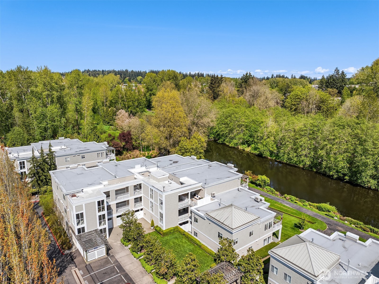17432 Bothell Way Northeast, Unit B305 Bothell, WA 98011 - Photo 4 of 39 an aerial view of a house with a garden