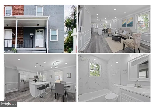 a upper view of a living room and kitchen