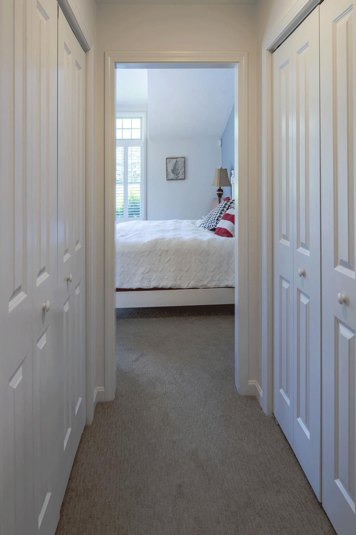 19 NW Landing Mashpee, MA 02649 - Photo 16 of 33 a en suite bathroom with a granite countertop sink and a mirror
