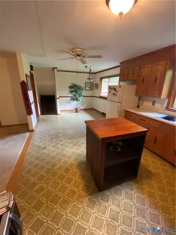 a room with pool table