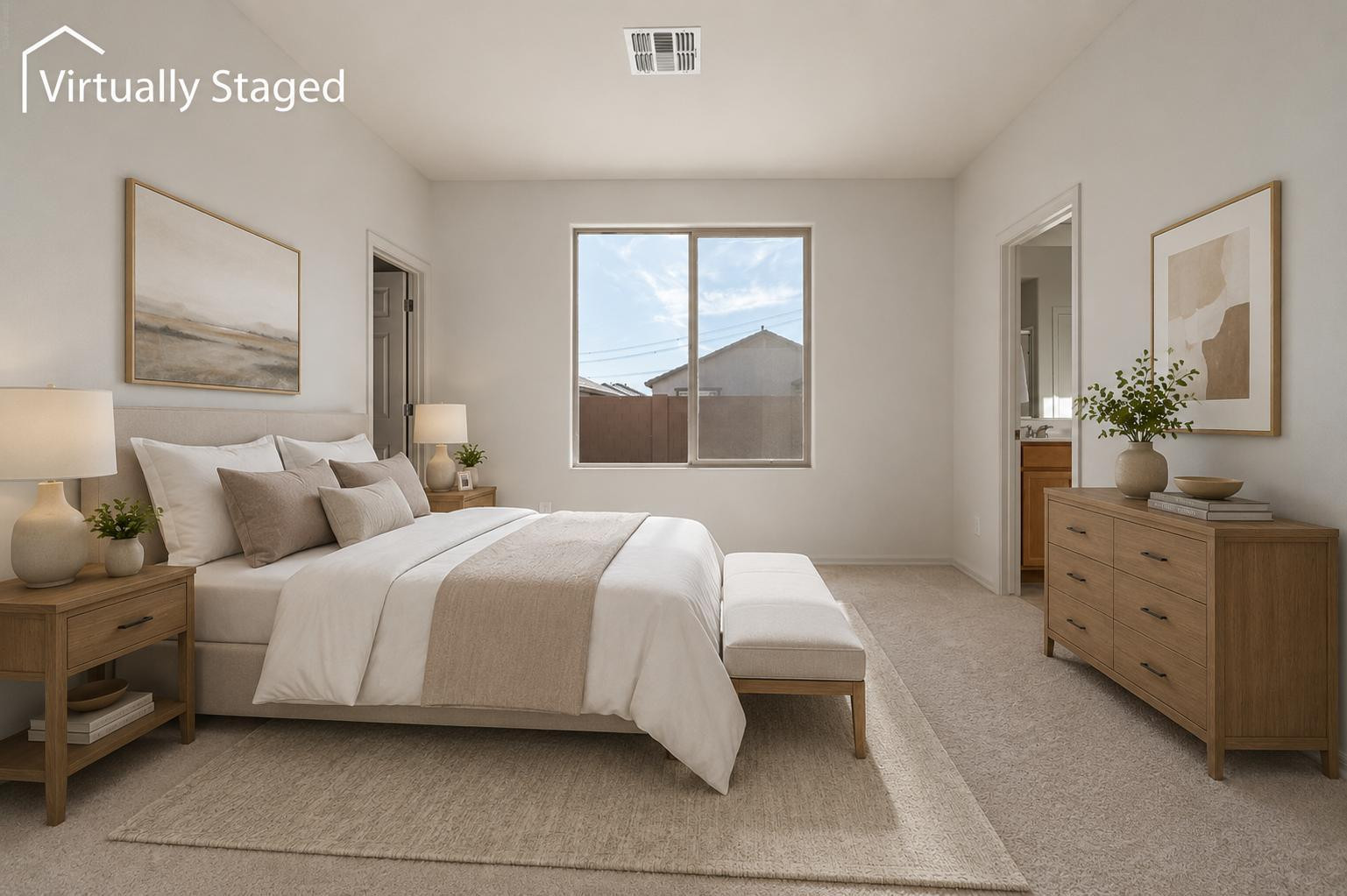 7143 West Coles Road Laveen, AZ 85339 - Photo 7 of 15 a bedroom with a bed and window