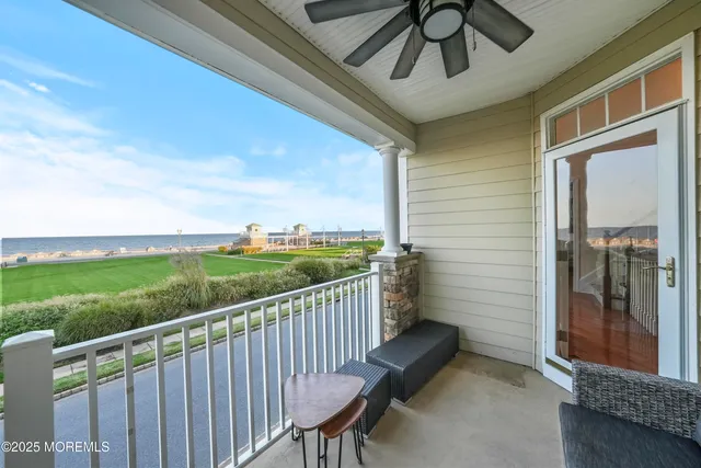 a view of a porch with a yard