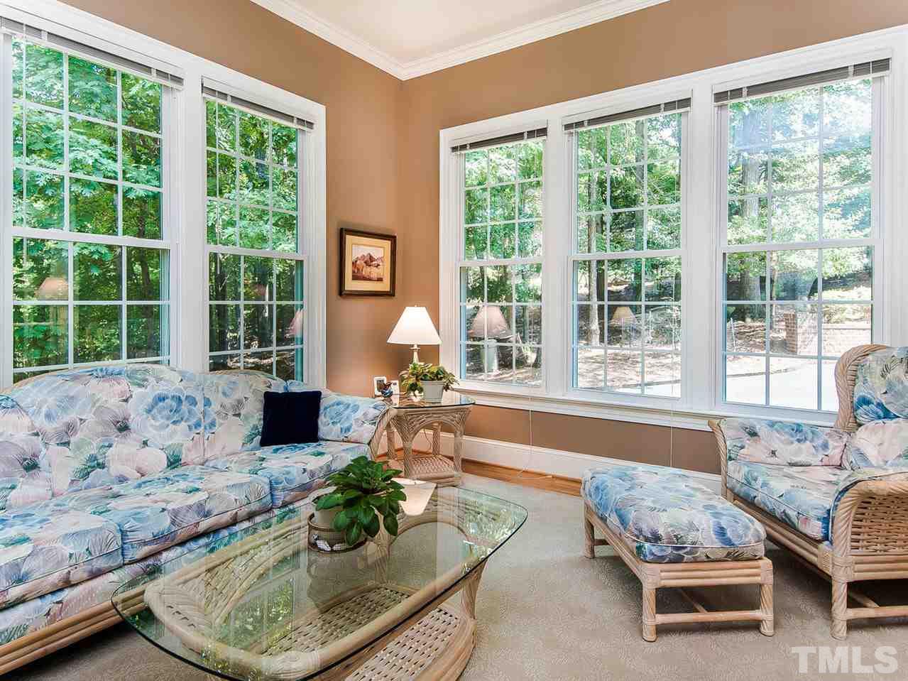 1108 Wagon Ridge Road Raleigh, NC 27614 - Photo 15 of 25 a living room with furniture and a large window