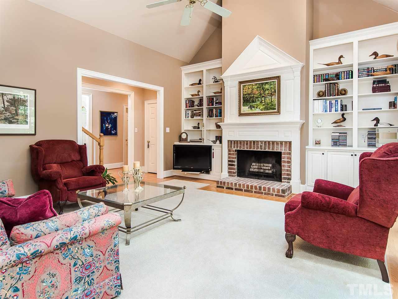 1108 Wagon Ridge Road Raleigh, NC 27614 - Photo 8 of 25 a living room with furniture fireplace and window