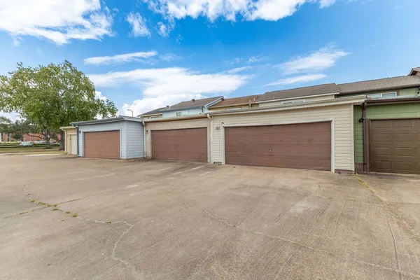 front view of a house with a garage