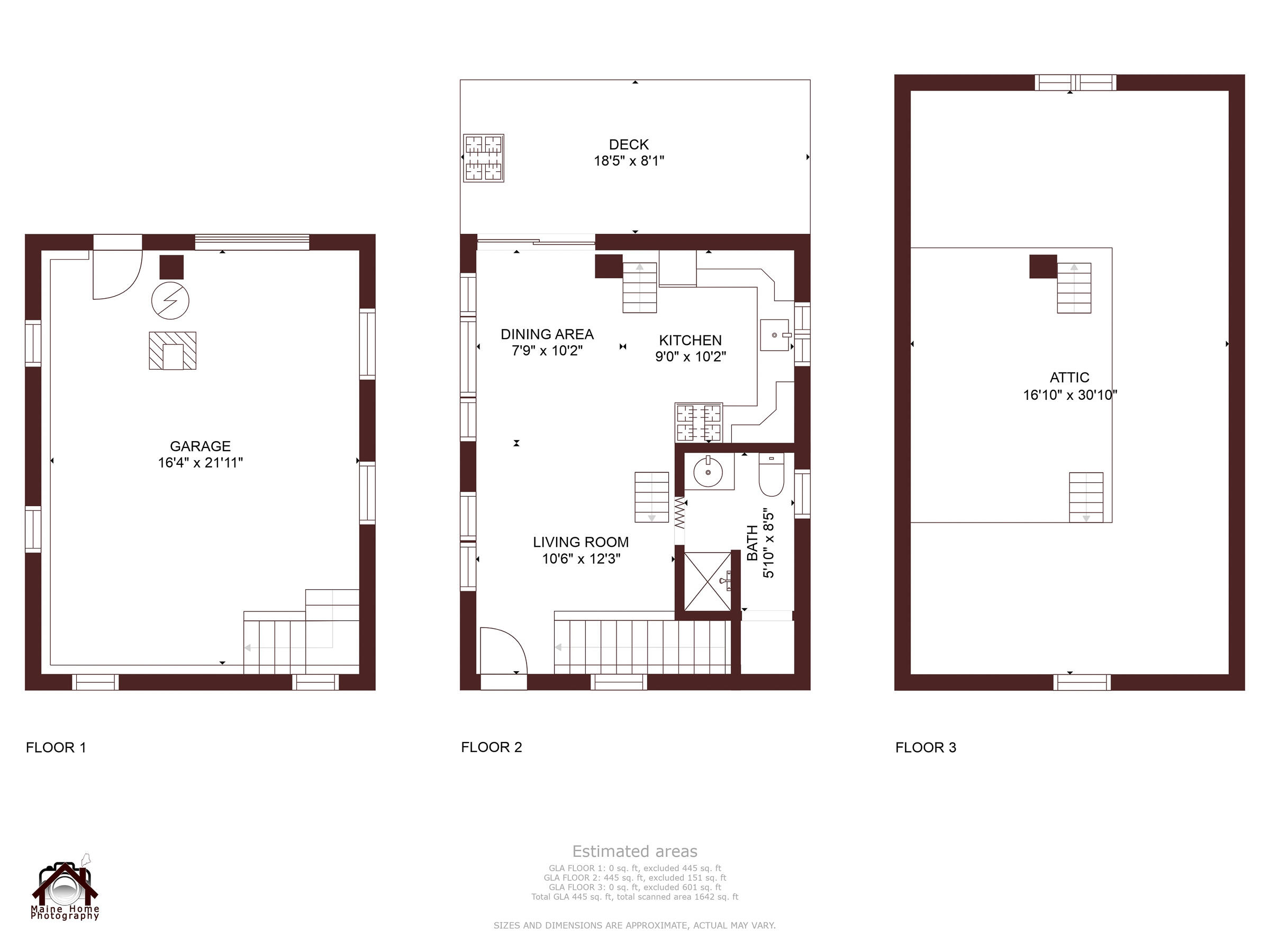 0 Little Huston Brook Road Concord Township, ME 04920 - Photo 193 of 193 Floor plan