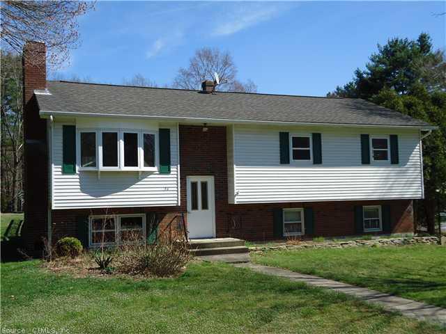 54 Jacques Road Killingly, CT 06239 - Photo 1 of 1 Exterior Front. Raised ranch with plenty of room on a large corner lot.