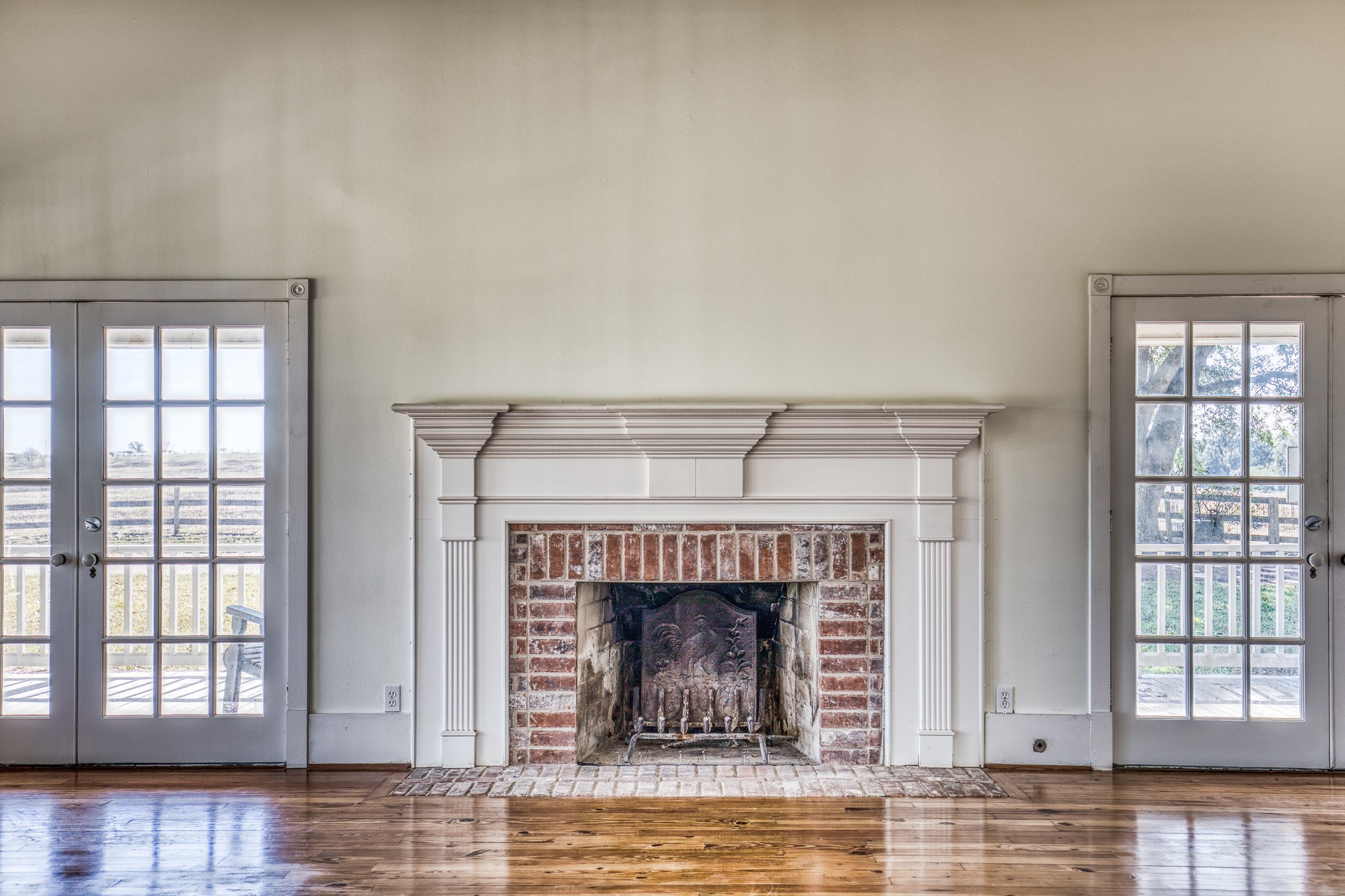 1712 Lynn Road Chappell Hill, TX 77426 - Photo 10 of 44 a living room with furniture and a fireplace
