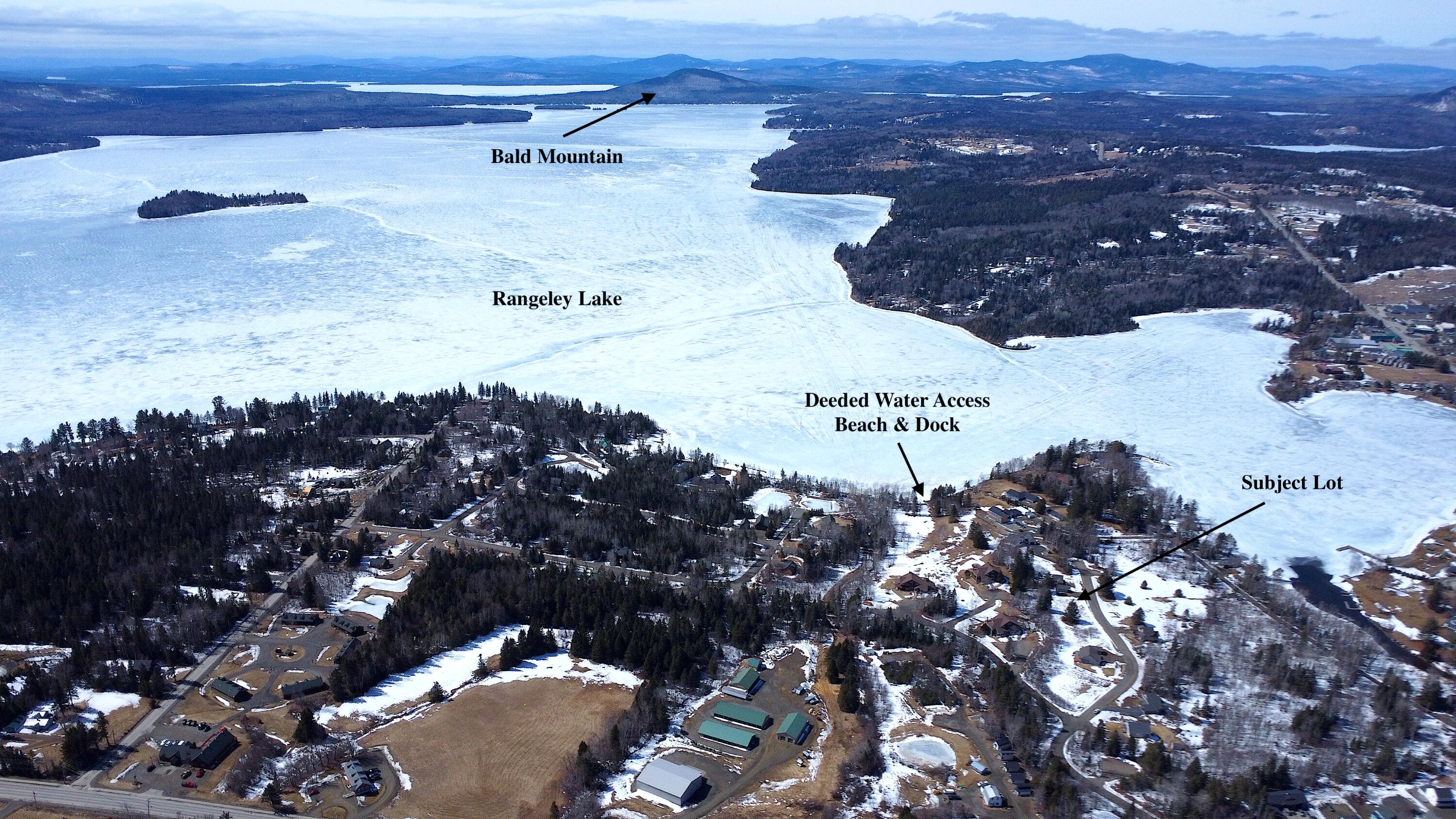 12 Marbles Way Rangeley, ME 04970 - Photo 13 of 19 Looking West - Lot 12 (Labeled)