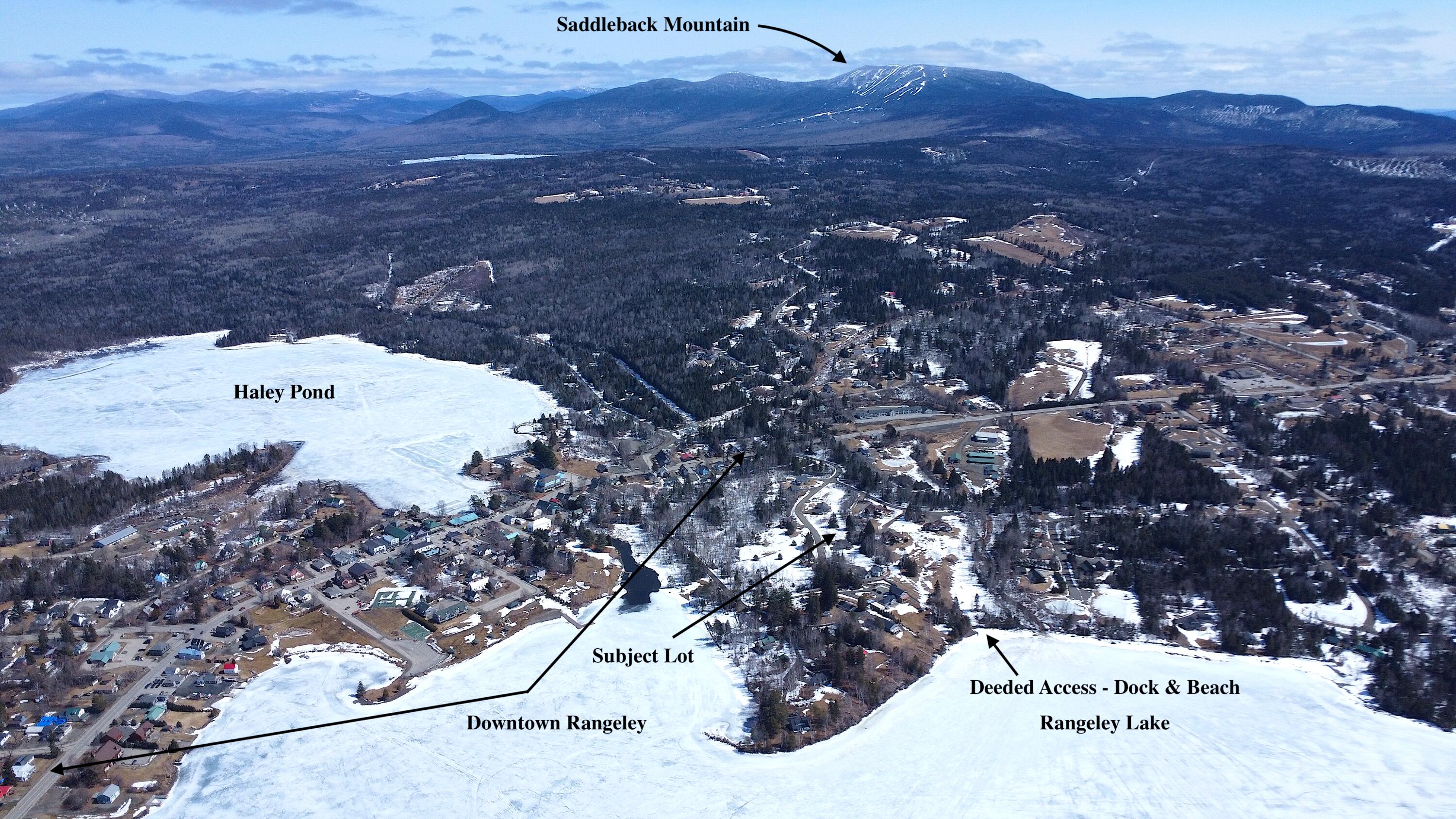 12 Marbles Way Rangeley, ME 04970 - Photo 15 of 19 Looking toward Saddleback, Labeled - Lot