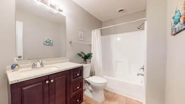 2164 Bouldercrest Road Atlanta, GA 30316 - Photo 6 of 11 a bathroom with a granite countertop sink toilet and shower